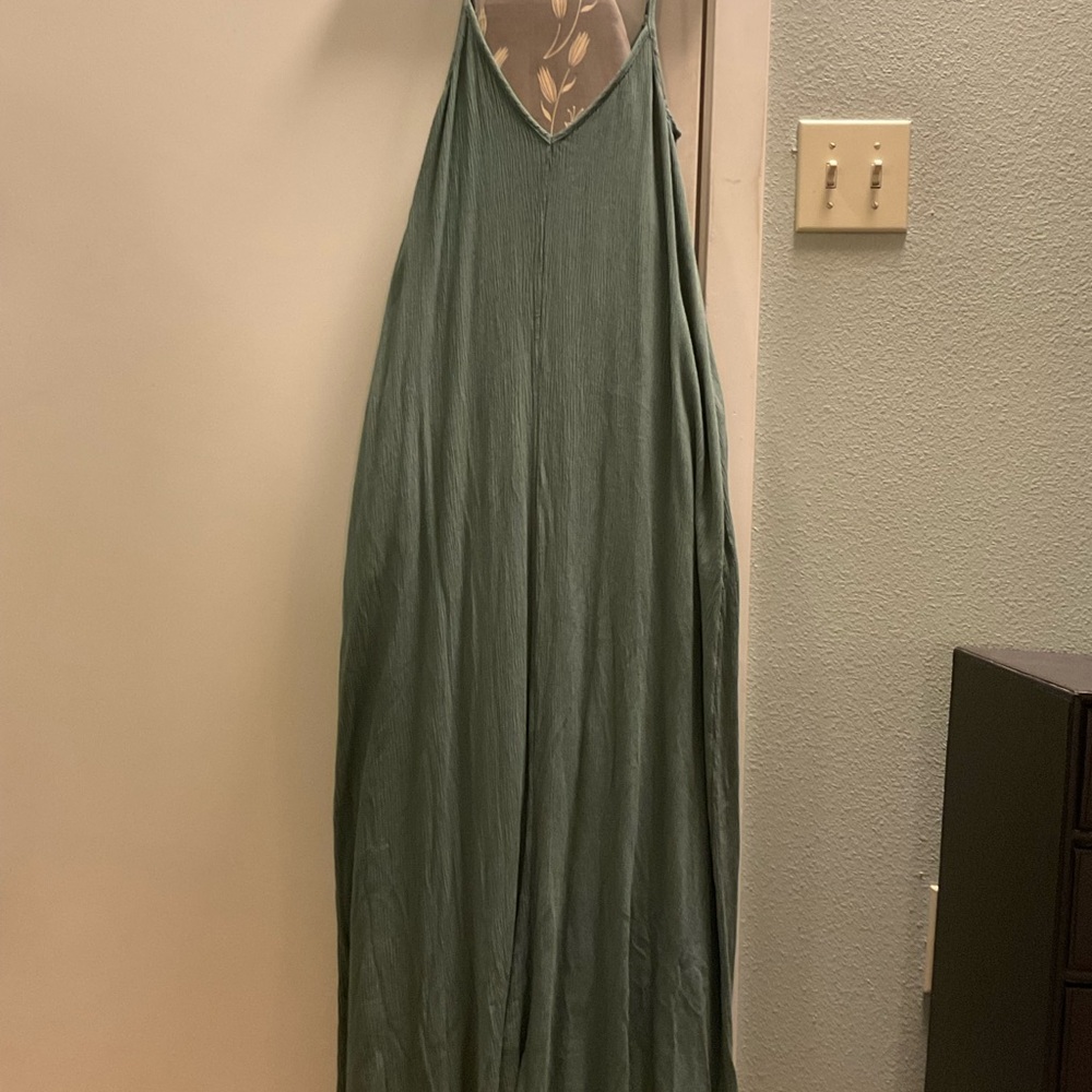 Treasure & Bond Olive Textured Dress